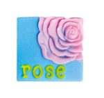 Silicone Soap Mould Square Rose (MC070) - Image 3
