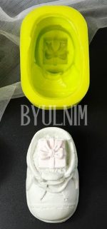 Silicone Soap Mould Rose Lace Sneakers * 2ea (MC100) - Image 2