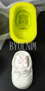 Silicone Soap Mould Gift-Filled Baby Shoes 1 Ball *2ea (MC106) - Image 4
