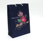 SY418-versatile flower shopping bag (navy) 25 * 11 * 35cm
