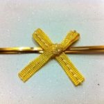 SY196-Ribbon Tie -Stitch(Green/Yellow Selection1 )10ea/Set - Image 2