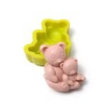 MC151( 실리콘몰드) 곰두마리-1구