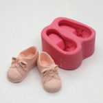 Handmade Soap Mould Baby Shoes (Sneakers) 2 Balls (MH063)