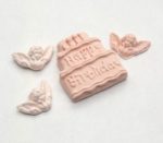 MH085(수제) 아기천사축하케잌(데코용몰드) - 이미지 2