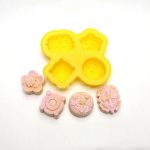 Silicone Soap Mould Luxury Antique No. 2 - 4 Balls (MC243) - Image 2