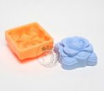 Silicone Soap Mould Water Drop Rose Square (MC256)