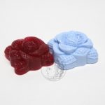Silicone Soap Mould Water Drop Rose Square (MC256) - Image 2