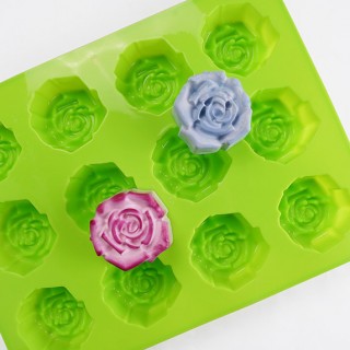 엘레강스장미12구2 MC236 (Silicon Mould) Elegance rose 12 balls - Image 1