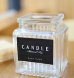 줄무늬 우드사각(대) (우드뚜껑포함) 500ml