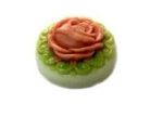 Silicone Soap Mould Single Round Rose No. 2 (MC003) - Image 2