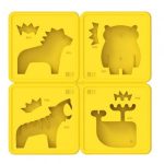 MC055( 실리콘몰드)이크킹스클럽-4구