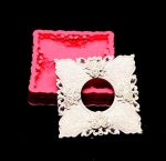 Handmade Soap Mould The Second Photo Frame Rose (MH468)