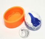 Silicone Soap Mould Rose Border Ellipse (MC221)