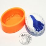 Silicone Soap Mould Rose Border Ellipse (MC221)