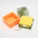 Silicone Soap Mould Rose Border Rectangle (MC248)