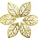 Decorative leaf 33mm (6 pieces / set)