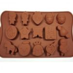 Silicone Soap Mould Chocolate Mixed Shape 16 Balls (MC314)