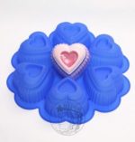 Silicone Soap Mould Layer 6 Hearts (about 150g) (MC196)