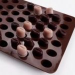 Silicone Soap Mould 55 Cups of Coffee Beans (MC312)
