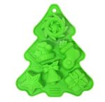 Silicone Soap Mould Christmas Tree Deco 6 Balls (MC188)