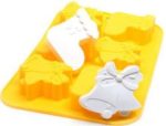 Silicone Soap Mould Christmas Shoes & Bell 6 Balls (MC321) - Image 2