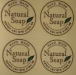 N-405 Transparent Circular Soap Sticker (18 Sticker Per Sheet )