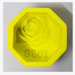 Silicone Soap Mould Single Octagonal Rose (MC008)
