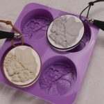 Silicone Soap Mould Flower Butterfly 4 Balls (MC329) - Image 4