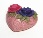 MC223( 실리콘몰드) 러브하트장미 2호-1구 - 이미지 4