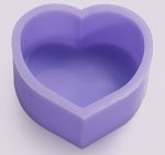 Silicone Soap Mould One Plain Heart (MC231)