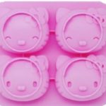 Silicone Soap Mould Cutie Cat 4 Balls (MC306)