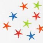 YS028 (Miniature) Plastic Starfish Mix 12P / Set