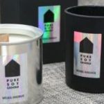 ST-09 Hologram Sticker PURE SOY CANDLE (9 Stickers Per Sheet )