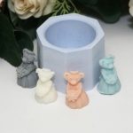 MC013( 실리콘몰드) 육각형화분-3구 - 이미지 2