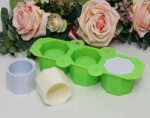 Silicone Soap Mould Hexagon Flowerpot 3 Balls (MC013)