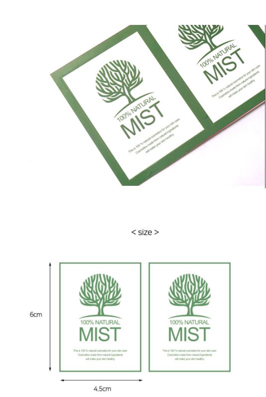 ST-Natural MIST ticker (2 Stickers Per Sheet) - Sydney Byulnimassi Soap ...