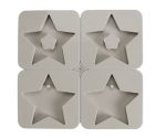 Silicone Tablet Mould Star 4 Balls (MC334) - Image 2
