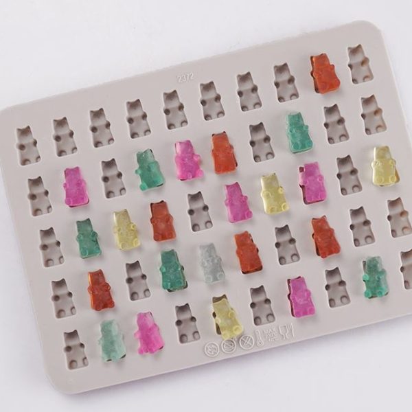 Silicone Tablet Mould Haribo Little Bear Jelly 50 balls (MC336)