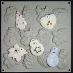 Silicone Tablet Mould Christmas 12 (MC340)