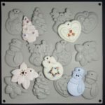 Silicone Tablet Mould Christmas 12 (MC340)