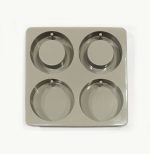 Silicone Tablet Mould Wreath/Circle Mixed 4-Sphere (MC339)