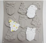 Silicone Soap Mould Christmas 9 balls (MC338)