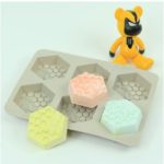 MC343  벌집6구실리콘 몰드