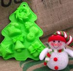 Silicone Soap Mould Christmas Tree Deco 6 Balls (MC188) - Image 3