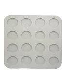Silicone Soap Mould Half Macaroon 16 balls (MC341)