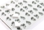 Silicone Soap Mould Mini Flat (Heart / Cloud / Drop) 45 balls (MC350) - Image 2