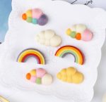 MC352-(실리콘몰드 ) 플랫 (무지개/ 구름 /빗방울)11구 - 이미지 3