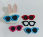 GP023-1미니어처 ) 캣츠아이 -선글라스 파츠 ( 레드/블루/ 핑크/블랙)선택1
