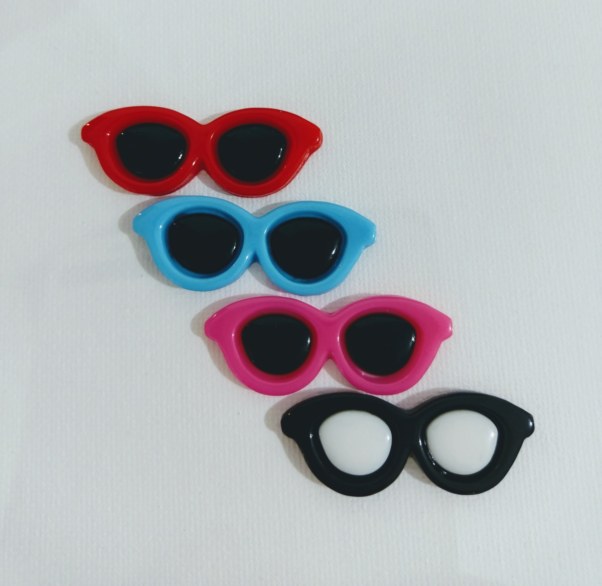 GP023-1미니어처 ) 캣츠아이 -선글라스 파츠 ( 레드/블루/ 핑크/블랙)선택1 - 이미지 4