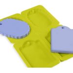 MC359-미니 타블렛  실리콘 몰드 (엔틱 타원, 액자) 4구